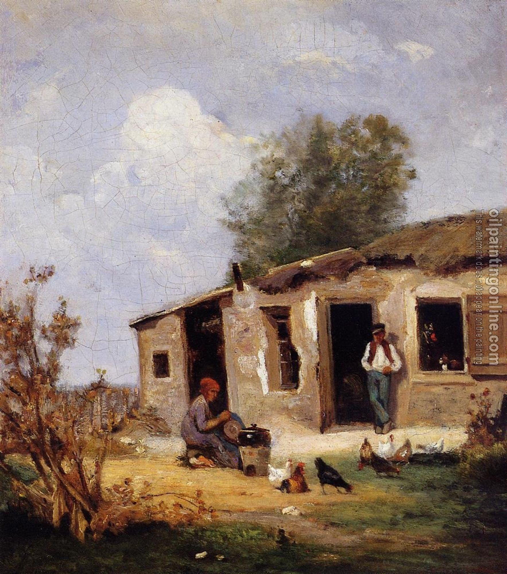 Lepine, Stanislas - Farmyard in Normandy